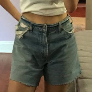 Levi’s vintage orange tag shorts